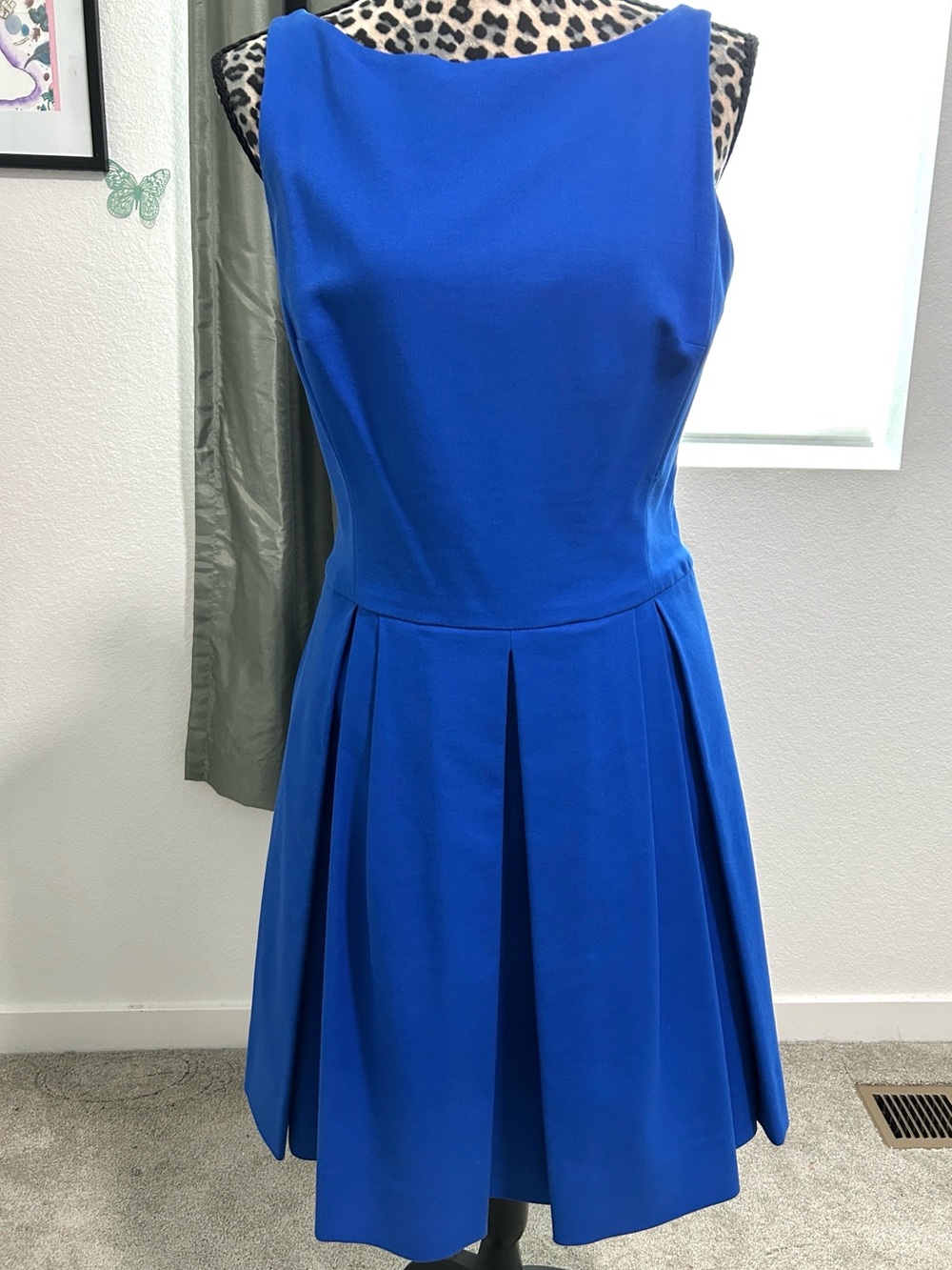 Polo Ralph Lauren Fit & Flare Sleeveless Royal Blue Dress